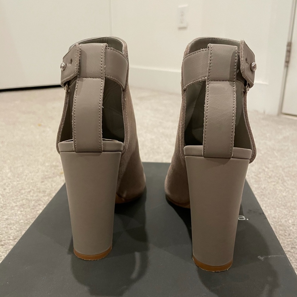 Addison Peep Toe Booties Mules/Slides Size 6 - image 6